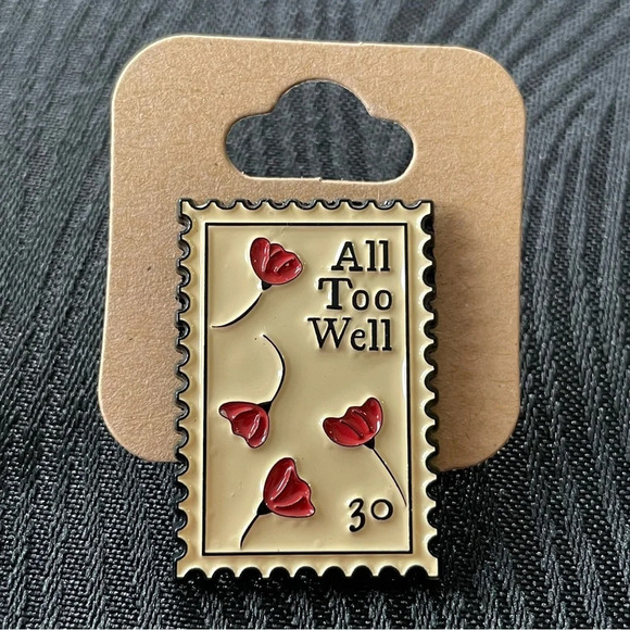 Two Enamel Pins Celebrating Taylor Swift’s 2012 Album Red -  All Too Well & IPod - Picture 3 of 3